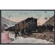 FERROCARRIL MAQUINA SACA NIEVE ANTIGUA TARJETA POSTAL MENDOZA